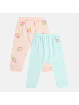 MINI KLUB - Girls Green / Red Legging (Pack of 2)