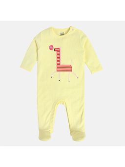 MINI KLUB - Girls Lemon Yellow Sleep Bodysuit