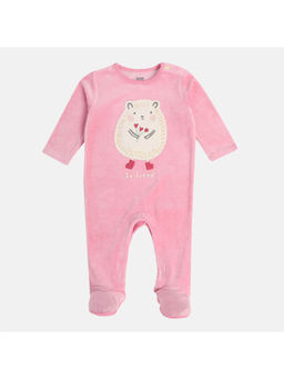 MINI KLUB - Girls Pink Sleep Bodysuit