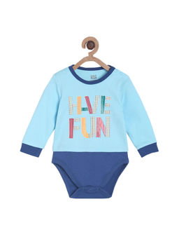 MINI KLUB - Boys Blue Body Suit and Bottom (Set of 2)