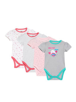 MINI KLUB - Girls Multi Body Suit (Pack of 4)
