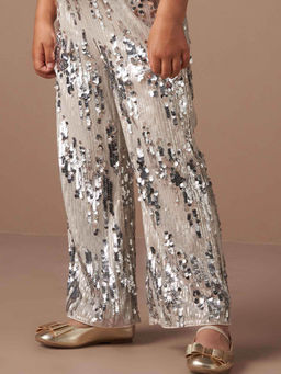 ANGEL & ROCKET - Sadie Silver Sequin Trousers