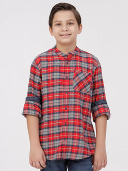 Kate & Oscar - Boys Long Sleeve Check Shirt