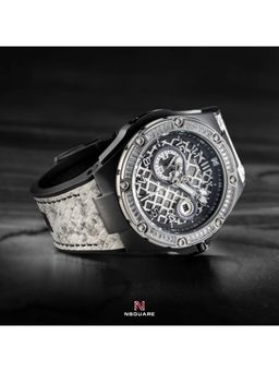 NSQUARE - Snake Special Edition Crystal Round Luminous Dial Mens Watch G0473-N51.2 (M)