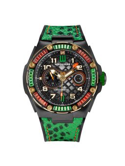 NSQUARE - Snake Special Edition Crystal Round Luminous Dial Mens Watch G0473-N51.5 (M)