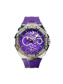 NSQUARE - Snakequeen 39 mm Swarovski Crystal Round Dial Womens Watch L0472-N48.7 (M)
