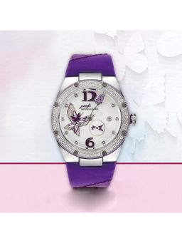 NSQUARE - Pink Gracefully Swarovski Crystal Dial Womens Watch L0519-NP01.1 (M)