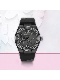 NSQUARE - Pink Gracefully Swarovski Crystal Dial Womens Watch L0519-NP01.6 (M)