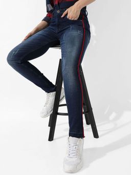 PINACOLADA - Women Side-Striped Skinny Fit Denim Jeans