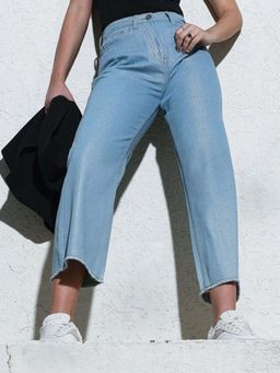 PINACOLADA - Women's Light Blue Light-Wash Flared Denim Jeans