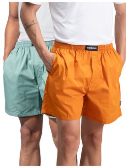 DaMENSCH - Breeze Ultra-Light Solid Cotton Pull On Boxers Shorts (Pack of 2)