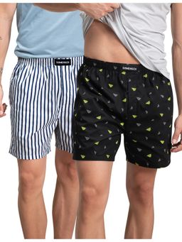 DaMENSCH - Breeze Ultra-Light Printed Cotton Boxer Shorts (Pack of 2)