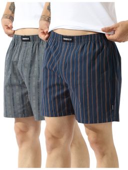 DaMENSCH - Breeze Ultra-Light Printed Cotton Boxer Shorts (Pack of 2)