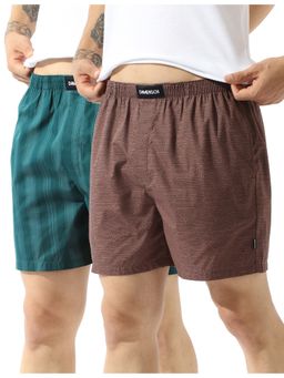 DaMENSCH - Breeze Ultra-Light Printed Cotton Boxer Shorts (Pack of 2)