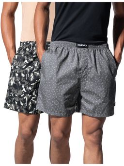 DaMENSCH - Breeze Ultra-Light Printed Cotton Boxer Shorts (Pack of 2)