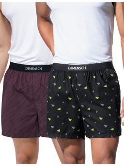 DaMENSCH - Breeze Ultra-Light Printed Cotton Inner Boxers (Pack of 2)