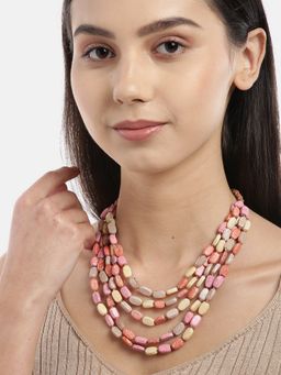RICHEERA - Multicoloured Beaded Layered Necklace
