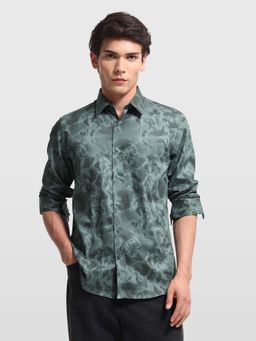 Arrow Newyork - Men's Abstract Printed Manhattan Slim Fit Shirt