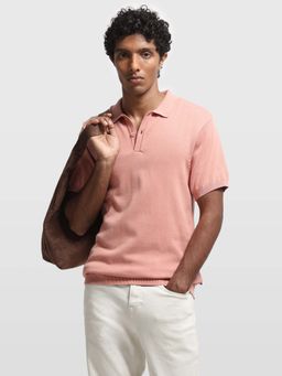 Arrow Sports - Men's Solid Regular Fit Polo T-Shirt