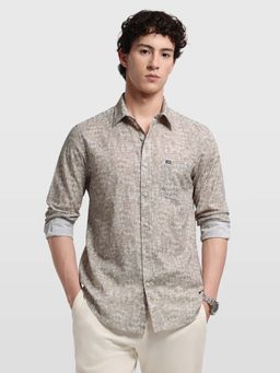 Arrow Sports - Men's Floral Printed Sage and Sun Shirt