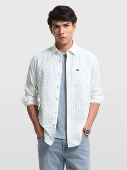 Arrow Sports - Men's Polka Dots Chelsea Slim Fit Shirt