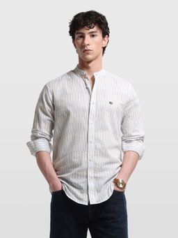 Arrow Sports - Men's Vertical Striped Chelsea Slim Fit Shirt