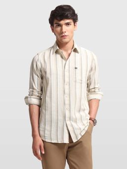 Arrow Sports - Men's Vertical Striped Chelsea Slim Fit Shirt