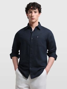 Arrow Sports - Men's Solid Chelsea Slim Fit Shirt