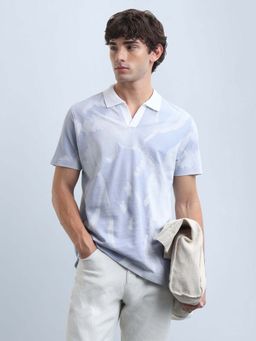 Flying Machine - Men's Printed Relaxed Fit Polo T-Shirt