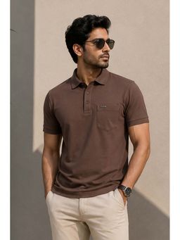 Parcel Yard - Men's Stylish Collar Neck Half Sleeve Polo T-Shirt
