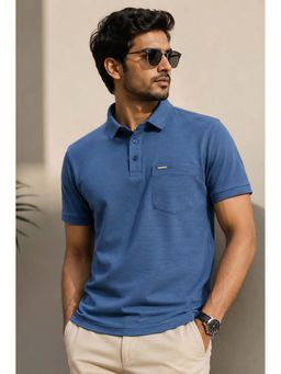 Parcel Yard - Men's Stylish Collar Neck Half Sleeve Polo T-Shirt