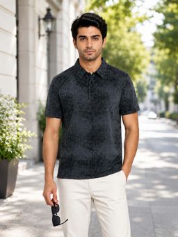Parcel Yard - Men's Stylish Collar Neck Half Sleeve Polo T-Shirt