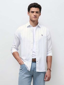 U.S. POLO ASSN. - Men's Vertical Striped Regular Fit Shirt
