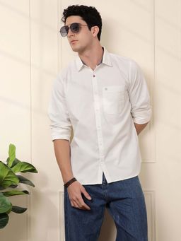 WROGN - Solid Slim Fit Shirt-White