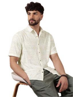 WROGN - Perforated Light Weight AOP Shirt-Off White
