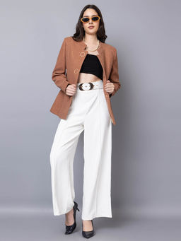 CHKOKKO - Single Breasted Wool Pea Overcoat