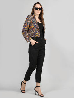 CHKOKKO - Women Printed Over Blazer