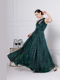 JULO - Sapphire Teal Gala Maxi Dress