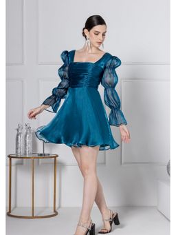 JULO - Teal Blue Mini Dress