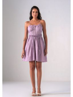PERINI - Corset Lavender Schiffli Dress