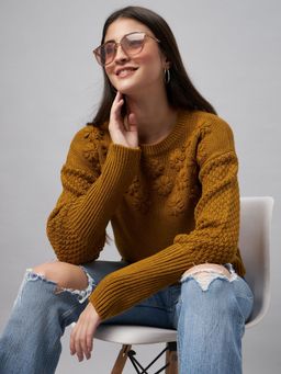 Club York - Yellow Round Neck Sweater