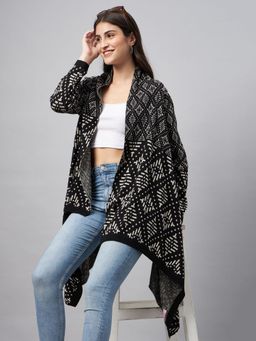 Club York - Black Front Open Shrug