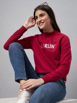 Club York - Pink Round Neck Sweatshirt