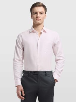 Arrow - Men Beige Cotton Textured Shirt