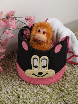 FABINALIV - Black Cartoon Design Multipurpose Foldable Organiser