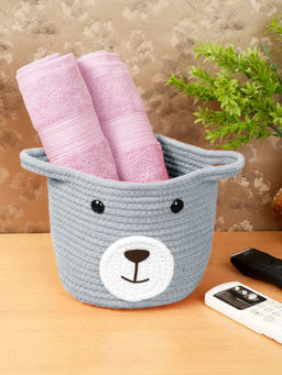 FABINALIV - Grey Cartoon Design Multipurpose Foldable Organiser