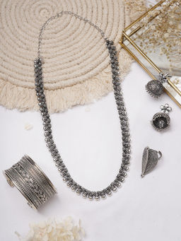 Teejh - by Joker and Witch Gunita Silver Oxidised Jewelry Gift Set