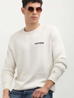 Tommy Hilfiger - Speckled Mouline Beige Sweater