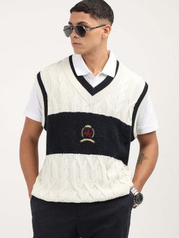 Tommy Hilfiger - Thc Cable Colorblock Sweater
