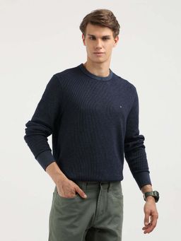 Tommy Hilfiger - Pima Org Cotton Navy Blue Sweater
